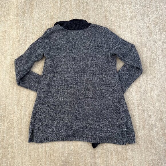Karen Scott Blue Open Front Cardigan Sweater S - Picture 4 of 8